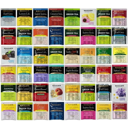 Bigelow Tea Bags, Assortment Variety Sampler Pack, 48 ct