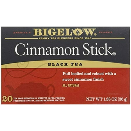 Bigelow Tea Black Tea Cinnamon Stick (2 Boxes 40 Total Bags)