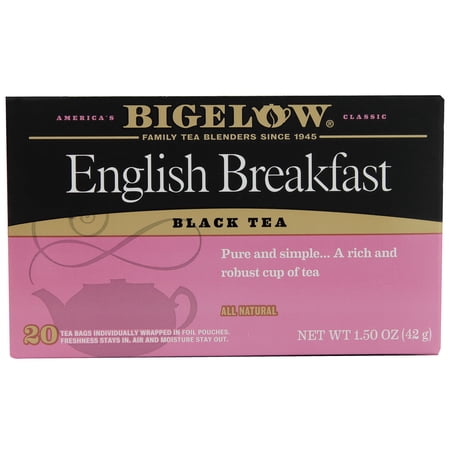 Bigelow Tea Black Tea English Breakfast -- 20 Tea Bags