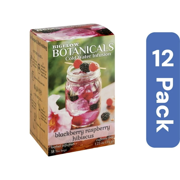 Bigelow Tea Blackberry Raspberry Hibiscus 1.23 oz (Pack Of 12)