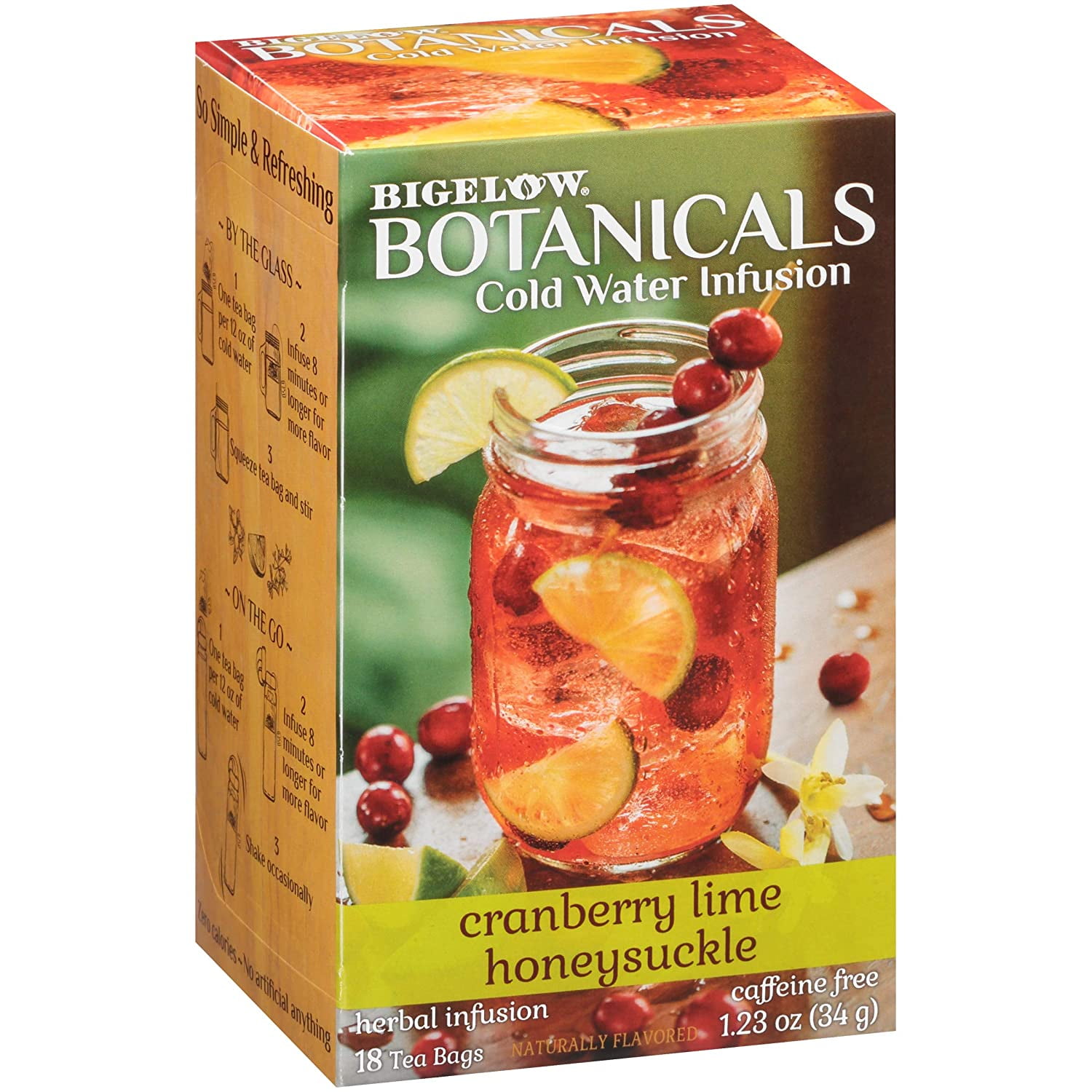 Bigelow Botanicals Cold Water Infusion Benefits Bigelow Tea Botanicals Cold Water Infusion Caffeine Free Herbal Tea