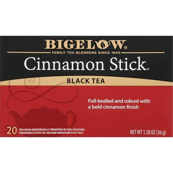 Bigelow Tea Cinnamon Stick, Black Tea Bags, 20 Count