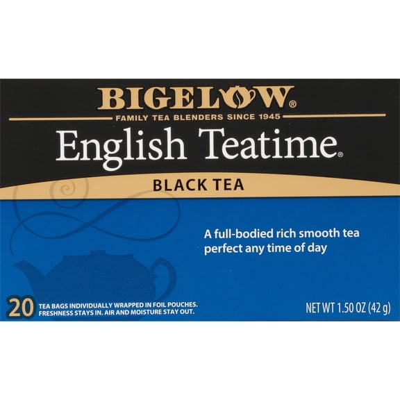 Bigelow English Teatime, Black Tea, Tea Bags, 20 Count