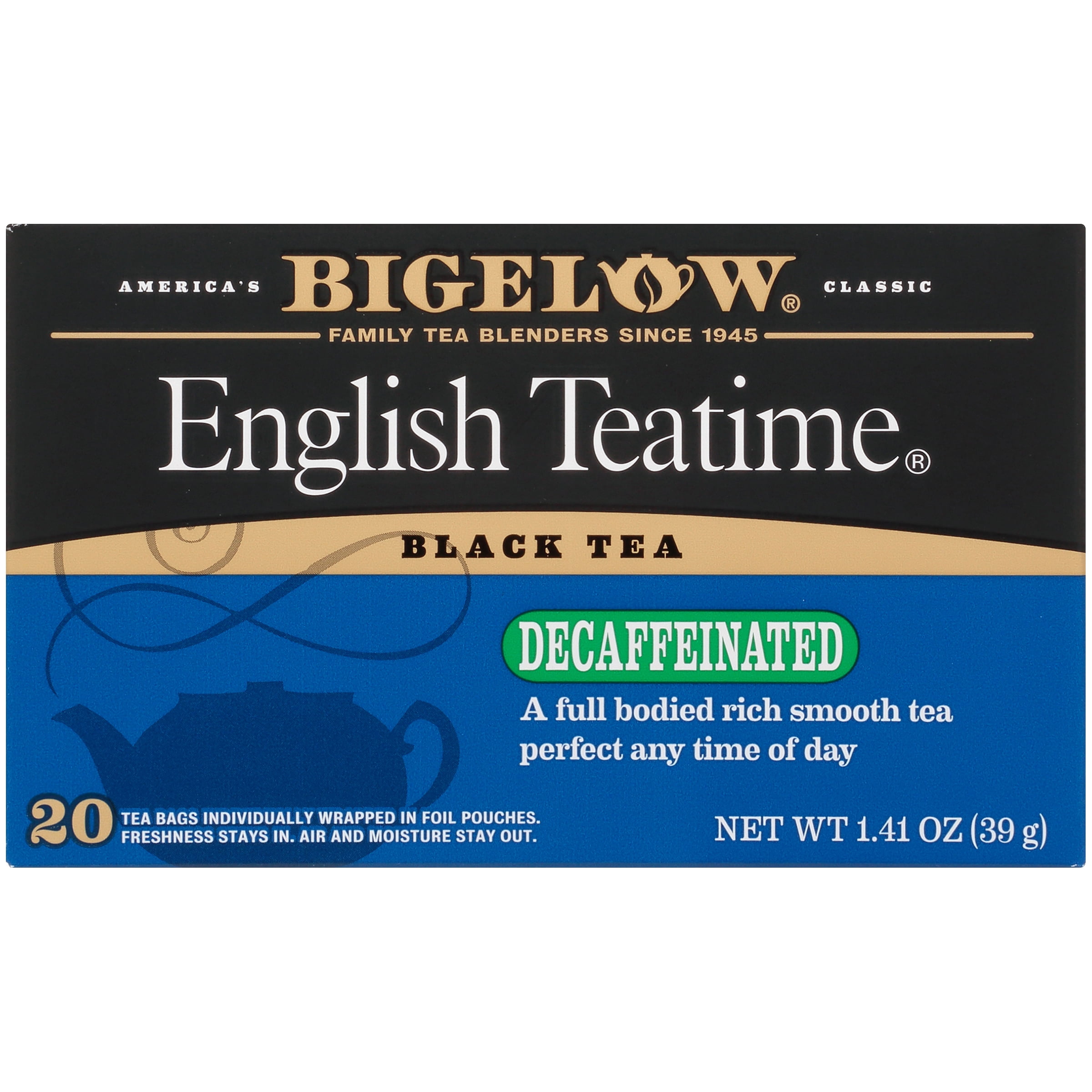 Bigelow Tea English Teatime Decaffeinated Black Tea, 20 Bag