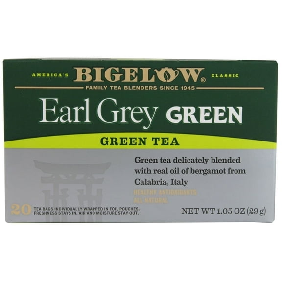 Bigelow Tea Green Tea Earl Grey - 20 Tea Bags