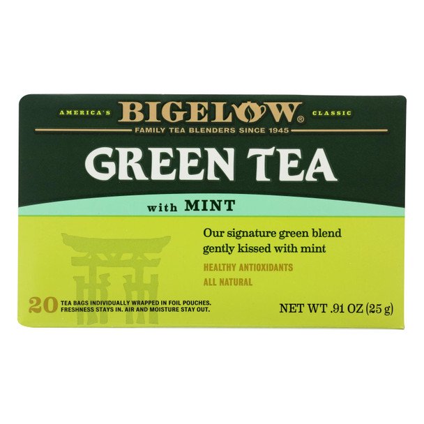 Bigelow Tea Green Tea Mint 20 Tea Bags