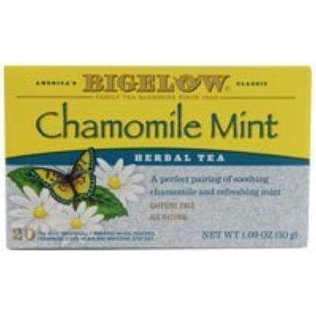 Bigelow Tea Herbal Tea Caffeine Free Chamomile Mint - 20 Tea Bags