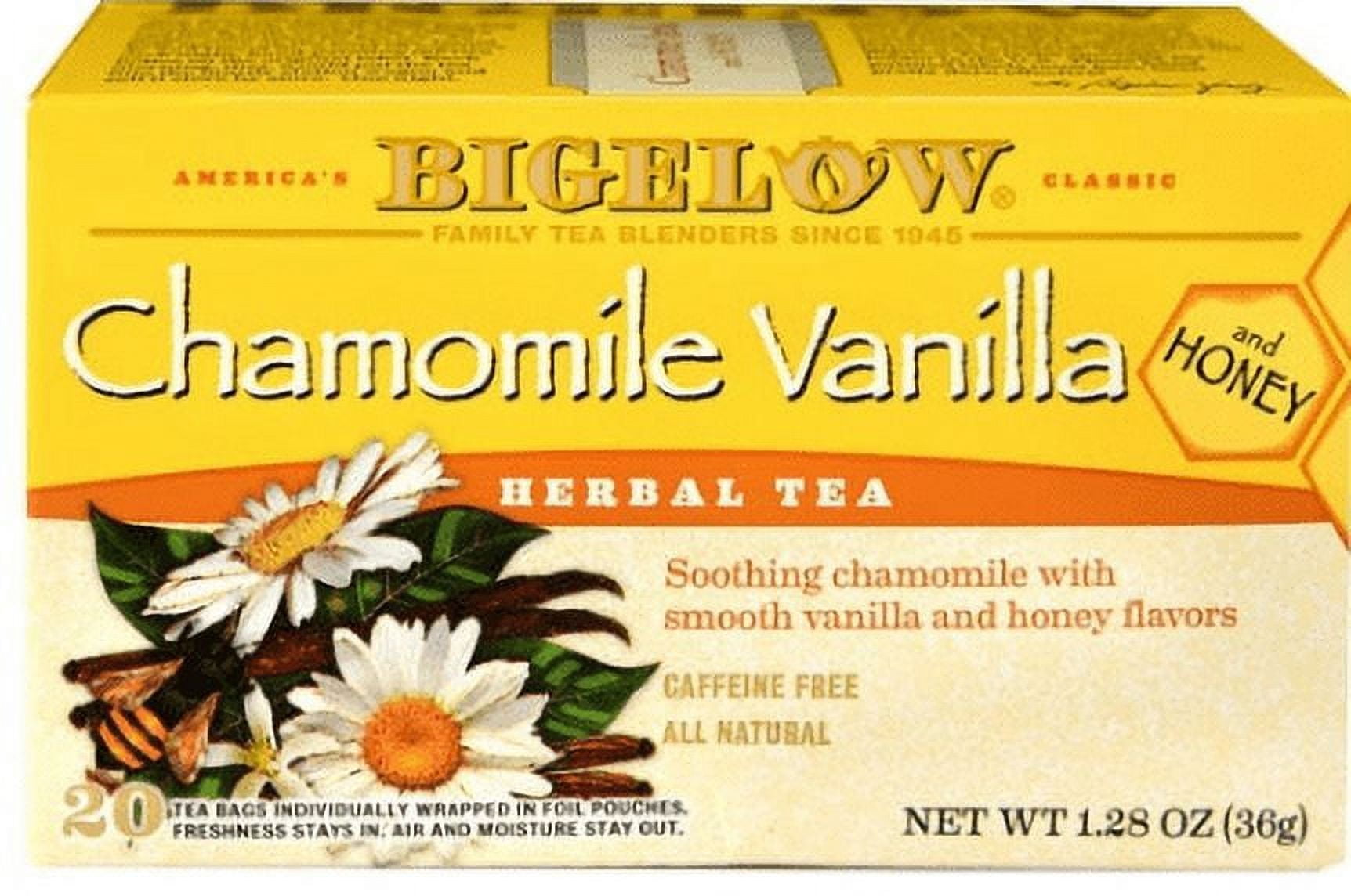 Bigelow Tea Herbal Tea Caffeine Free Chamomile Vanilla & Honey 20 Tea