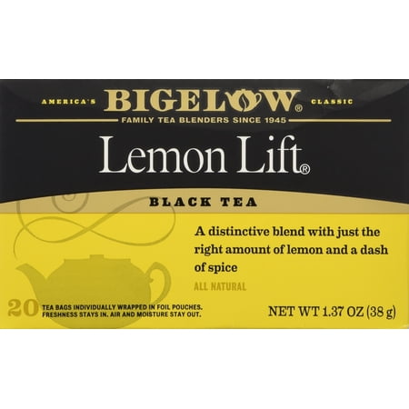 Bigelow Tea Lemon Lift 20 Count (Pack Of 4)