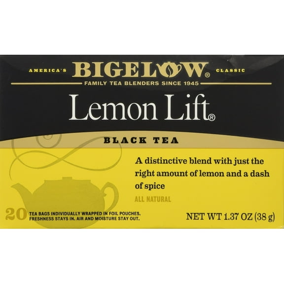 Bigelow Tea Lemon Lift 20 Count (Pack Of 4)