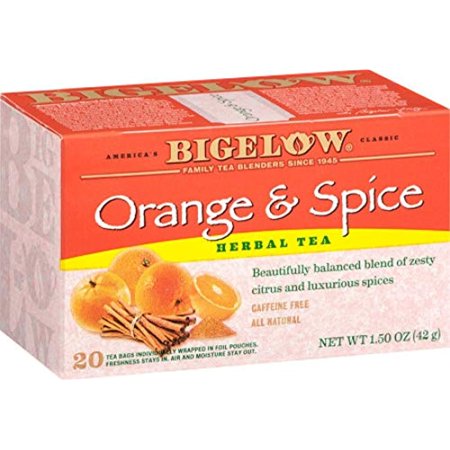 Bigelow Tea Orange And Spice Tea, 20 Ct (Pack Of 2)
