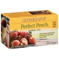 thumbnail image 1 of Bigelow Tea Perfect Peach Herbal Tea, Caffeine Free Tea with Peach and Herbs, 20 Count Box (Pack of 6), 120 Total Tea Bags, 1 of 6