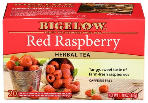 Bigelow Tea Red Raspberry 20 Bags 1.18 oz (Pack Of 12) - Walmart ...