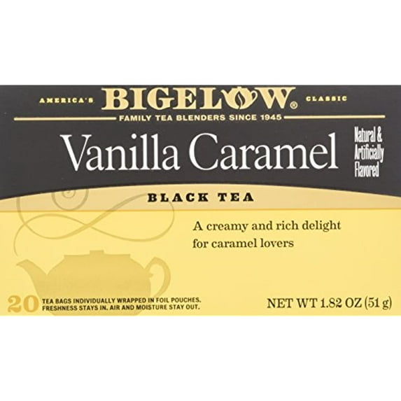 Bigelow Tea Vanilla Caramel 20 Bags (Pack Of 4)