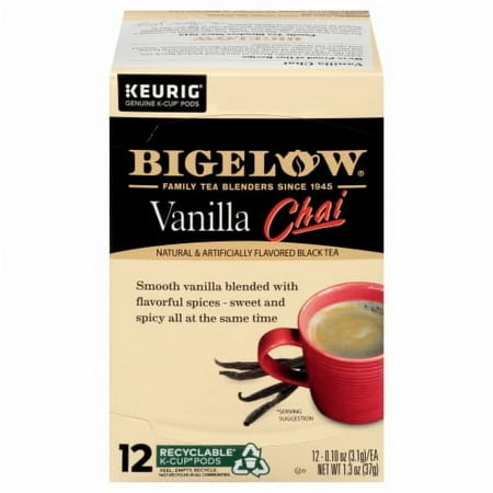 Bigelow Vanilla Chai Black Tea K-Cup Pods - 12 ct