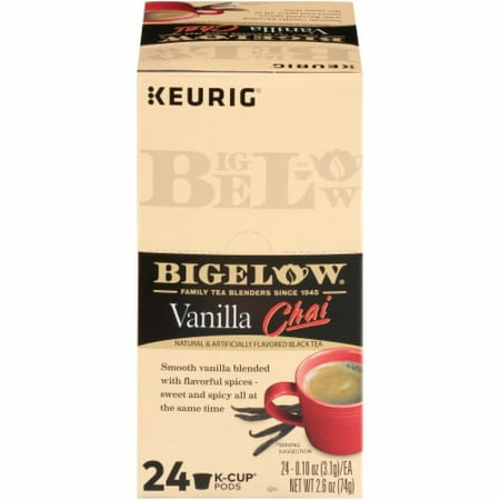 Bigelow Vanilla Chai Black Tea K-Cup Pods - 24 ct