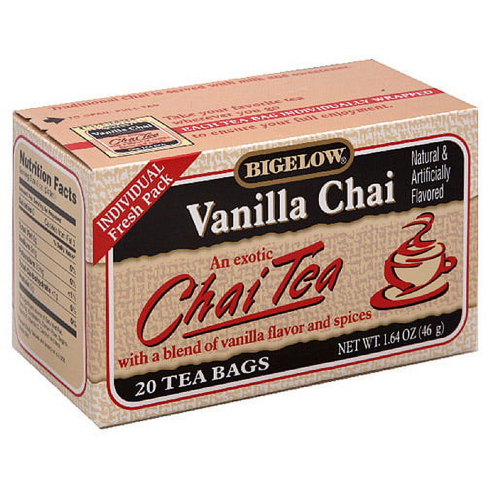 Bigelow Vanilla Chai Tea, 20ct (Pack of 6)