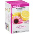 Bigelow s Stay Well Lemon Echinacea KCups Pods Tea, Caffeine , 10
