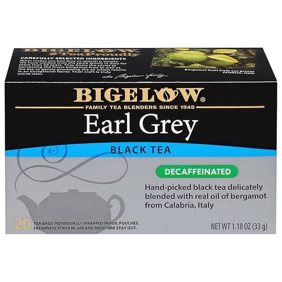 BigelowTea Earl Grey Tea (Decaffeinated), 20 Count()