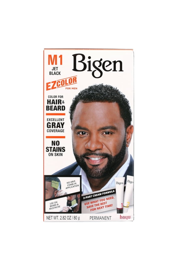 EZ Color for Men, Jet Black, M1, Permanent Hair Color