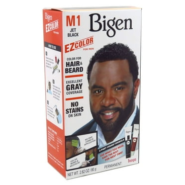 Bigen Ez Hair Color For Men, M1 Jet Black, Pack of 2