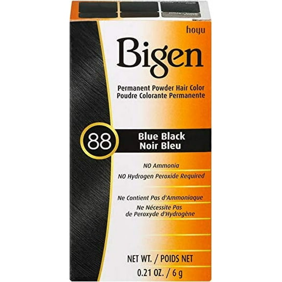 Bigen Hoyu PERMANENT POWDER HAIR COLOR Dye, No Ammonia, No Hydrogen Peroxide Required (w/Sleek Brush) 0.21 oz / 6 g Haircolor (47 Medium Chestnut)