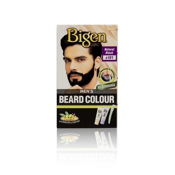 Bigen Mens Beard Color Natural Black B101 - 40 G