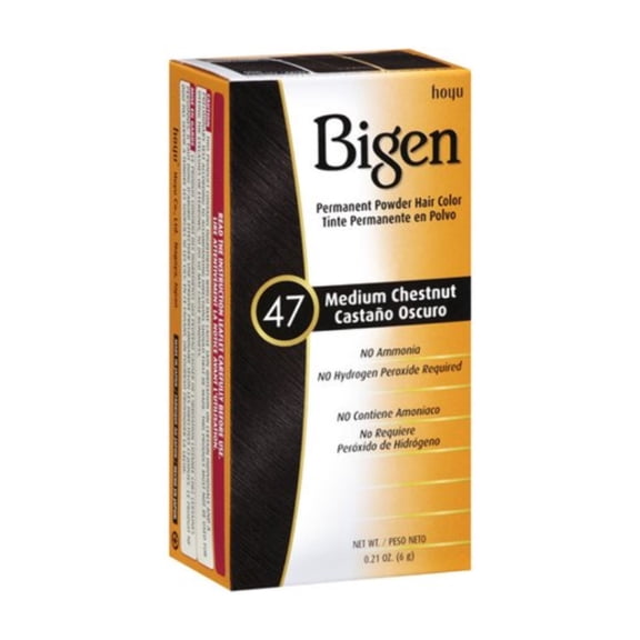 Bigen Permanent Powder Hair Color Medium Chestnut 47 0.21 oz