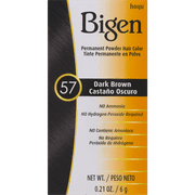 Bigen Permanent Powder Dark Brown 57 Hair Color, .21 Oz