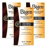 Bigen Permanent Powder Hair Color 3-Pack 37 Dark Auburn