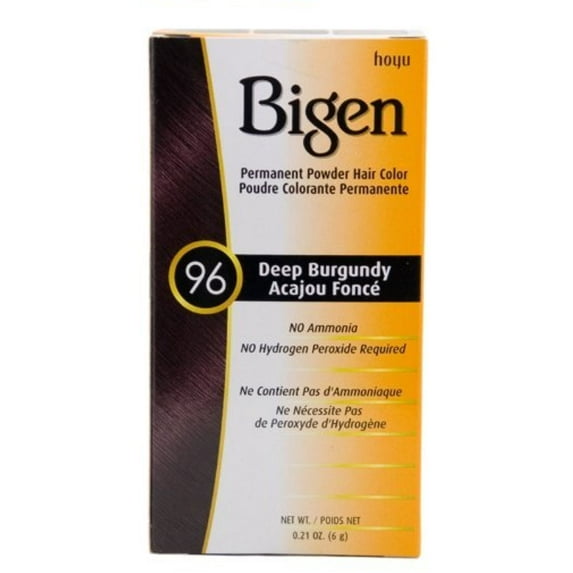 Bigen Permanent Powder Hair Color 96 Deep Burgundy 1 ea (Pack of 2)
