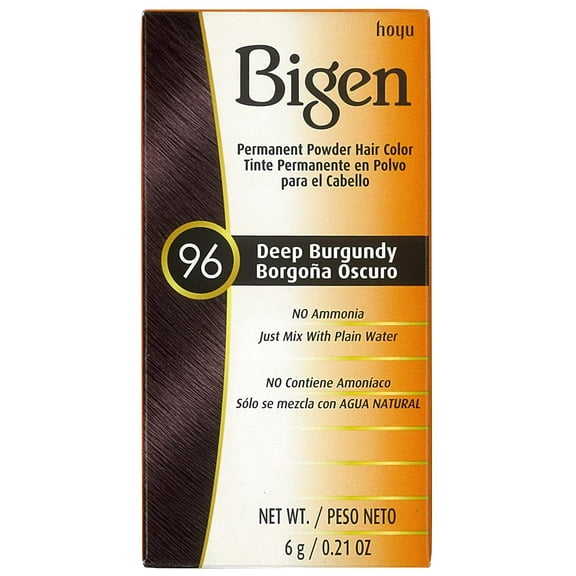 Bigen Permanent Powder Hair Color 96 Deep Burgundy 1 ea (Pack of 3)
