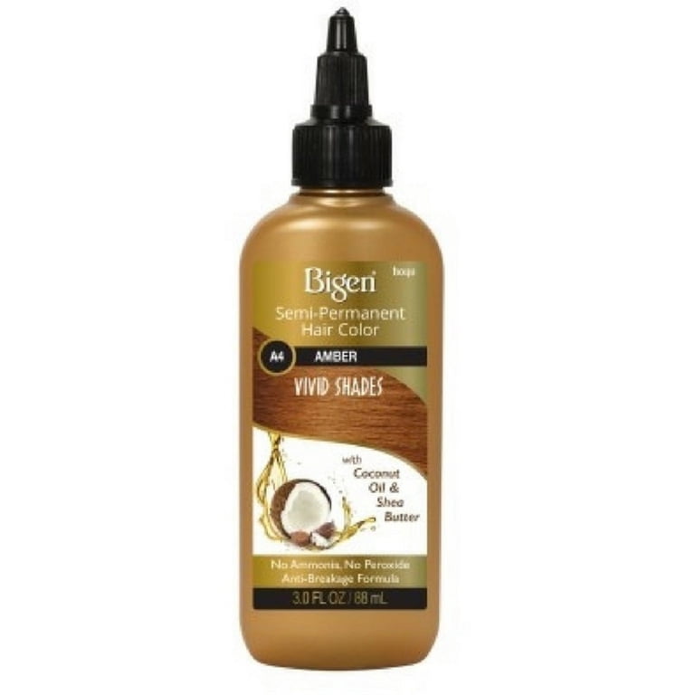 Bigen Semi Permanent Hair Color #A4 Amber, 3 oz - Walmart.com