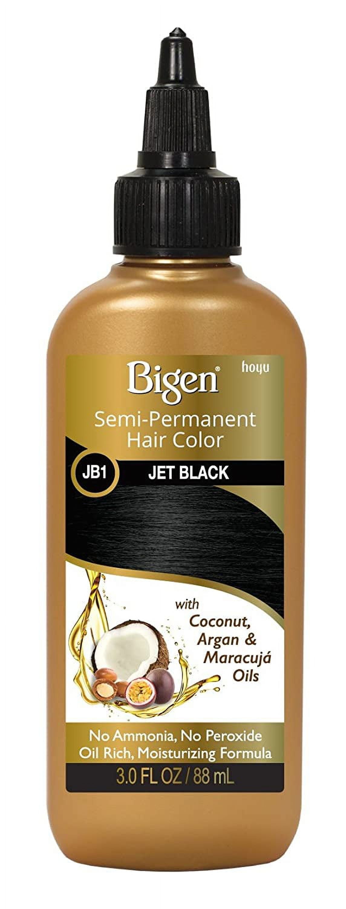Bigen Semi Permanent Hair Color JB1 Jet Black, 3 oz., Female, Adult