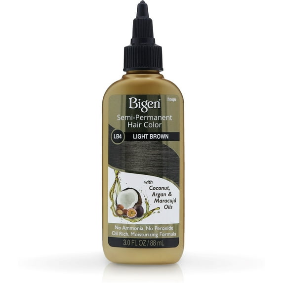 Bigen Semi Permanent Hair Color #LB4 Light Brown, 3 oz (Pack of 2)