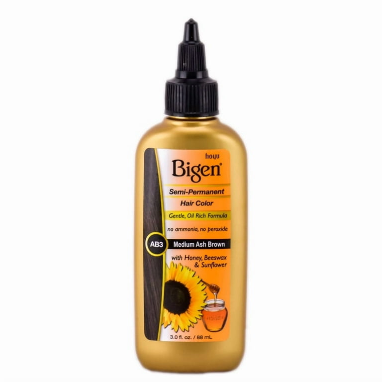 Bigen Semi Permanent Hair Color, #MB3 Medium Brown, 3 oz - Walmart.com
