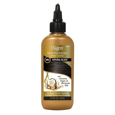 Bigen Semi Permanent Hair Color NB2 Natural Black 3 Oz.