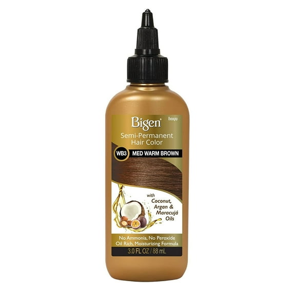 Bigen Semi Permanent Hair Color WB3 Medium Warm Brown 3 Oz., Pack of 6