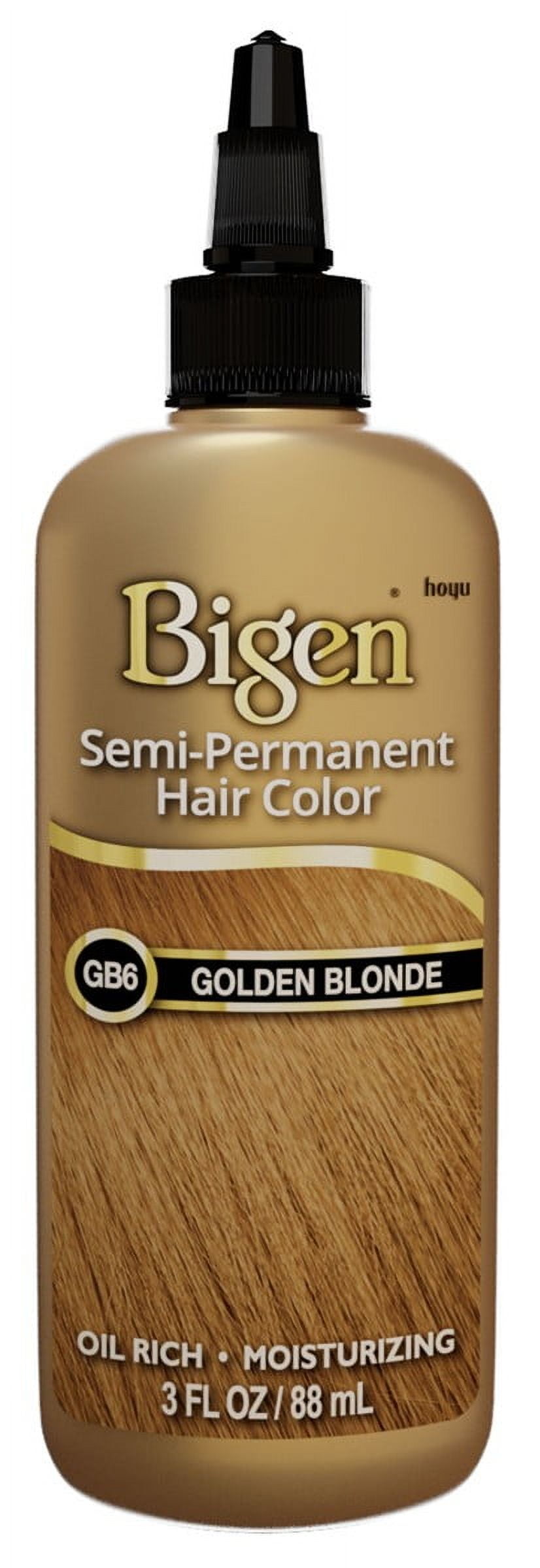 Bigen Semi-Permanent Haircolor #Gb6 Golden Blonde 3oz (Pack of 3)