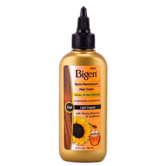 Bigen Vivid Shades 3 Oz. A4 Amber Coconut Oil & Shea Butter Semi-Permanent Hair Color