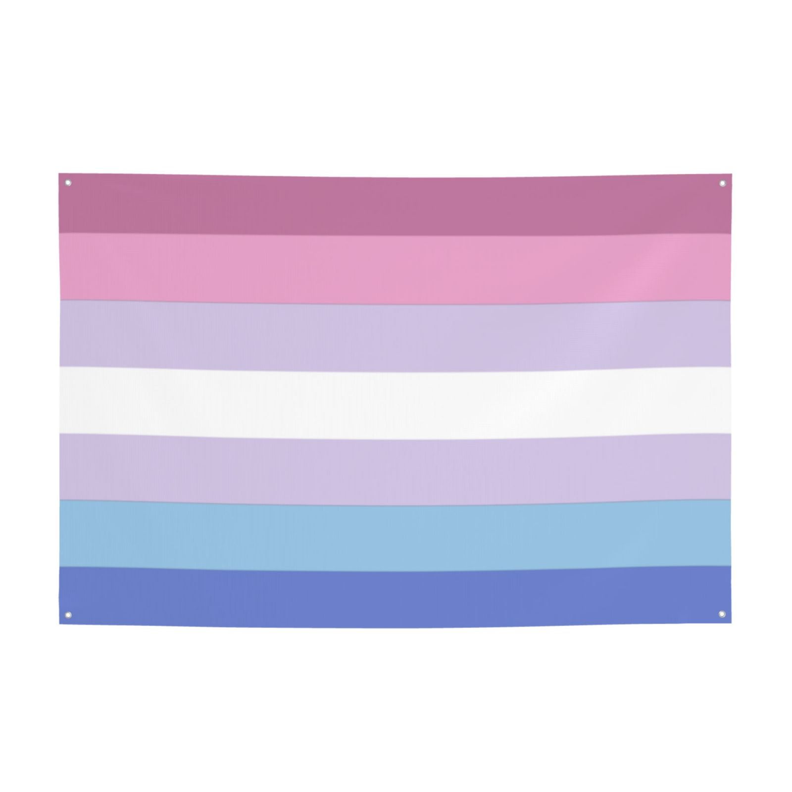 Bigender Flag Lgbtq Pride Month Banner Large Background Backdrop Flag ...