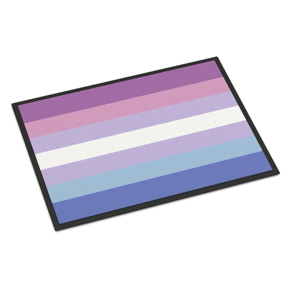Bigender Pride Doormat 18x27