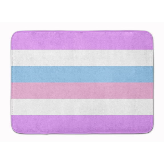Bigender Pride Machine Washable Memory Foam Mat