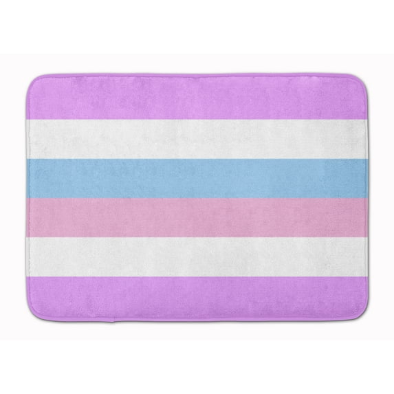 Bigender Pride Machine Washable Memory Foam Mat