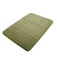 thumbnail image 1 of Bigersell Absorbent Bath Mat Memory Foam Bathroom Rugs 35 inch x 23 inch Non-Slip Bath Mats for Shower Bathroom Floor Carpet Rugs Quick Dry Machine Washable Bathmat Green, 1 of 2