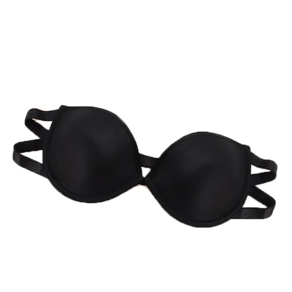 Bigersell Backless Bras for Women Sale Cotton Bras for Women Bralette Bra Style R3992 V-Neck No Underwire Bras Hook and Eye Bra Closure Women's Plus Size Comfy Sports Bras Black S