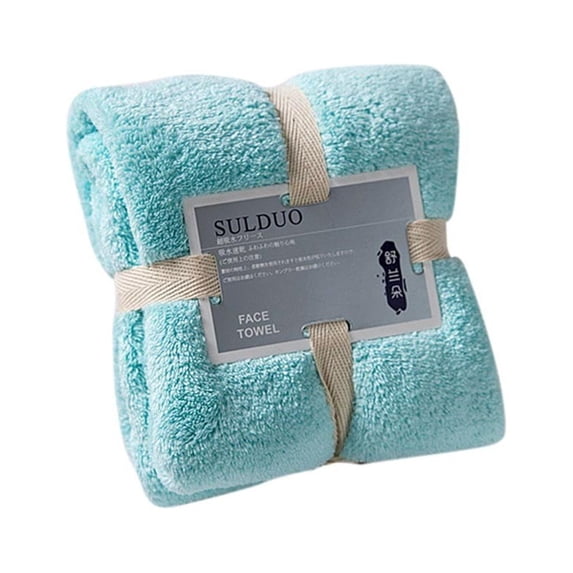 Bigersell Bathroom Towel 31 x 14 Inch, 1pc Microfiber Soft Bath Towels Rectangular Shower Towels Quick Dry Bathing Towel Solid Lightweight Towels for Sports Yoga Towel Light blue