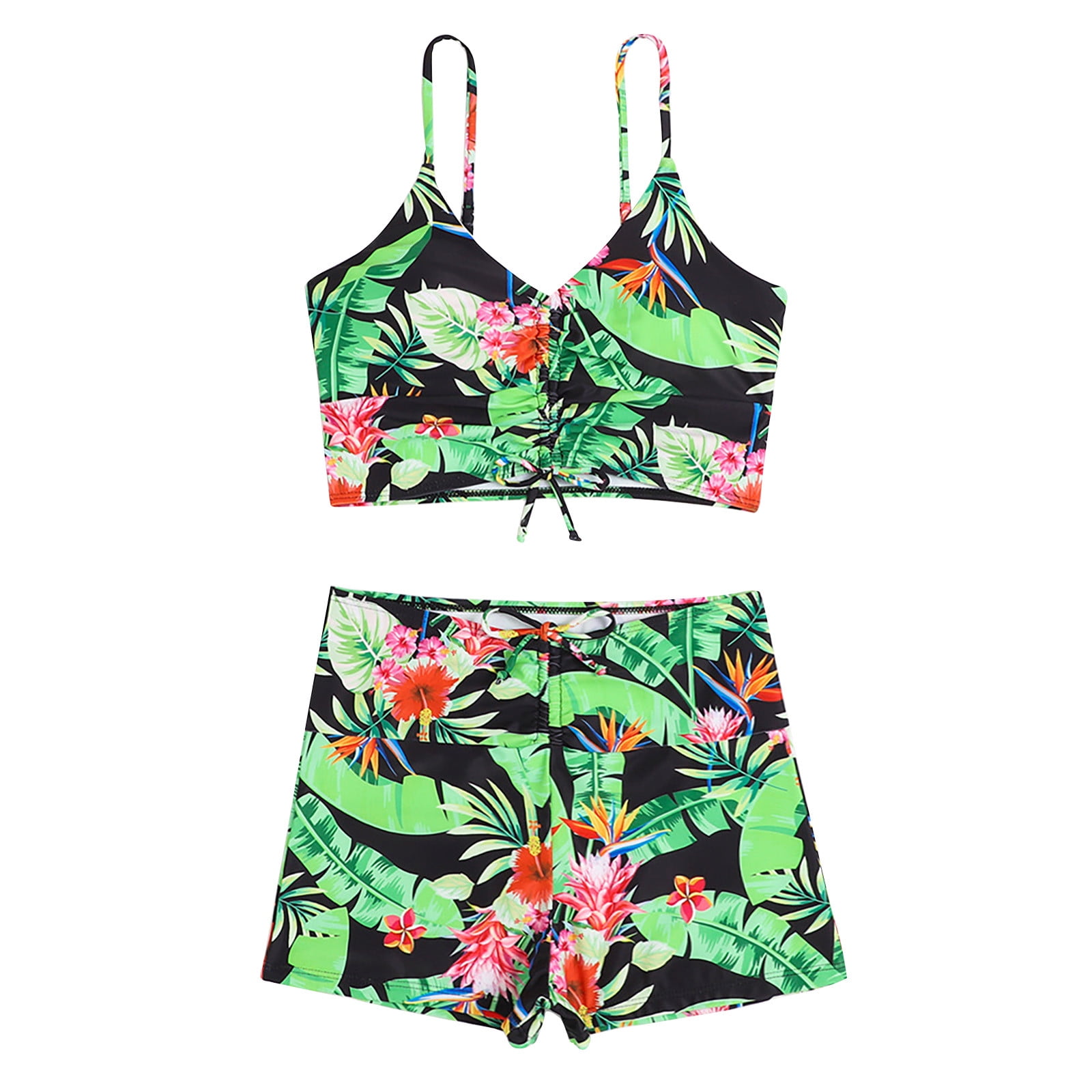 Bigersell Bikini Set High Waisted Summer Sports Swimsuits Female Padded