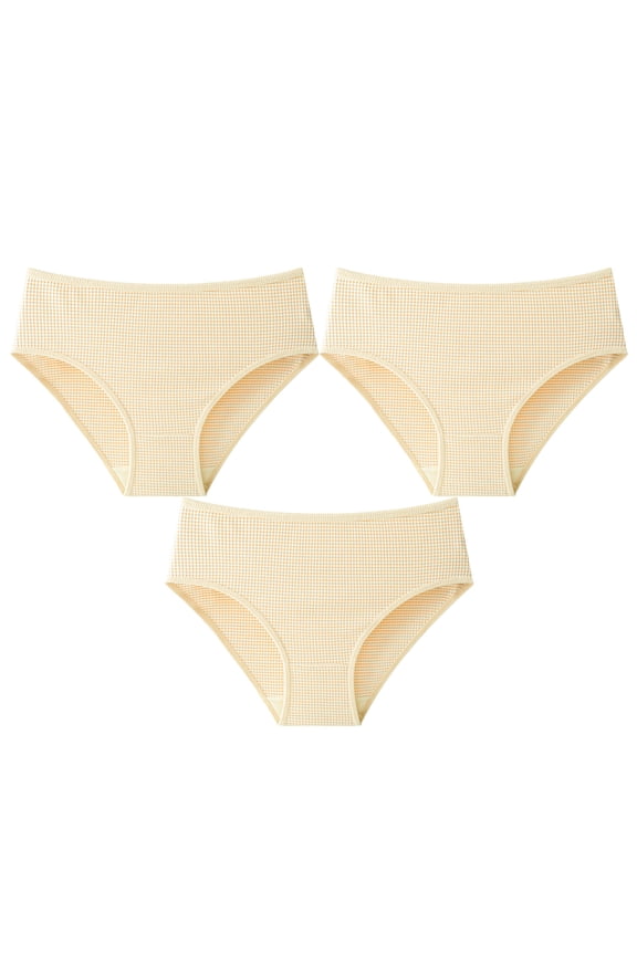 Boy Shorts Underwear for Women Clearance High Waisted Underwear Briefs Panty Style P-644 Polyester Cheeky Panties Bikini Thongs Briefs High Waist Women's Panties Yellow M