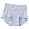 thumbnail image 1 of Bigersell Boy Shorts Underwear for Women Clearance Plus Size Underwear Women 4X-5X Bikini Panty Style P-63 Spandex Thong Panties Ladies Thong Briefs High Waist Women's Bikini Panties Light Blue M, 1 of 5